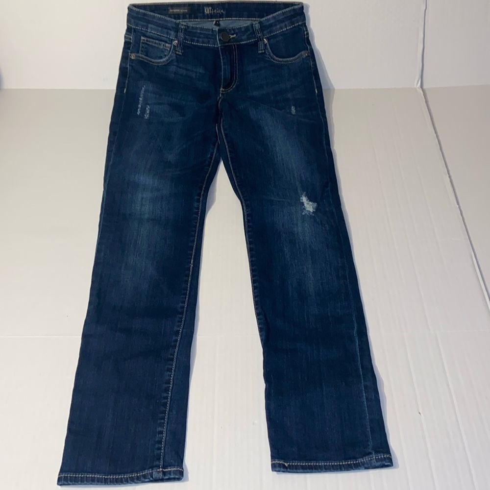 Kut From The Kloth Catherine Boyfriend Size 2 Distressed Women’s Blue jeans